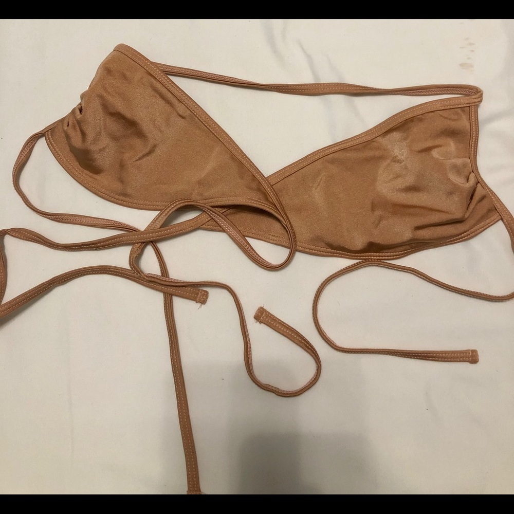 American apparel wrap bikini top